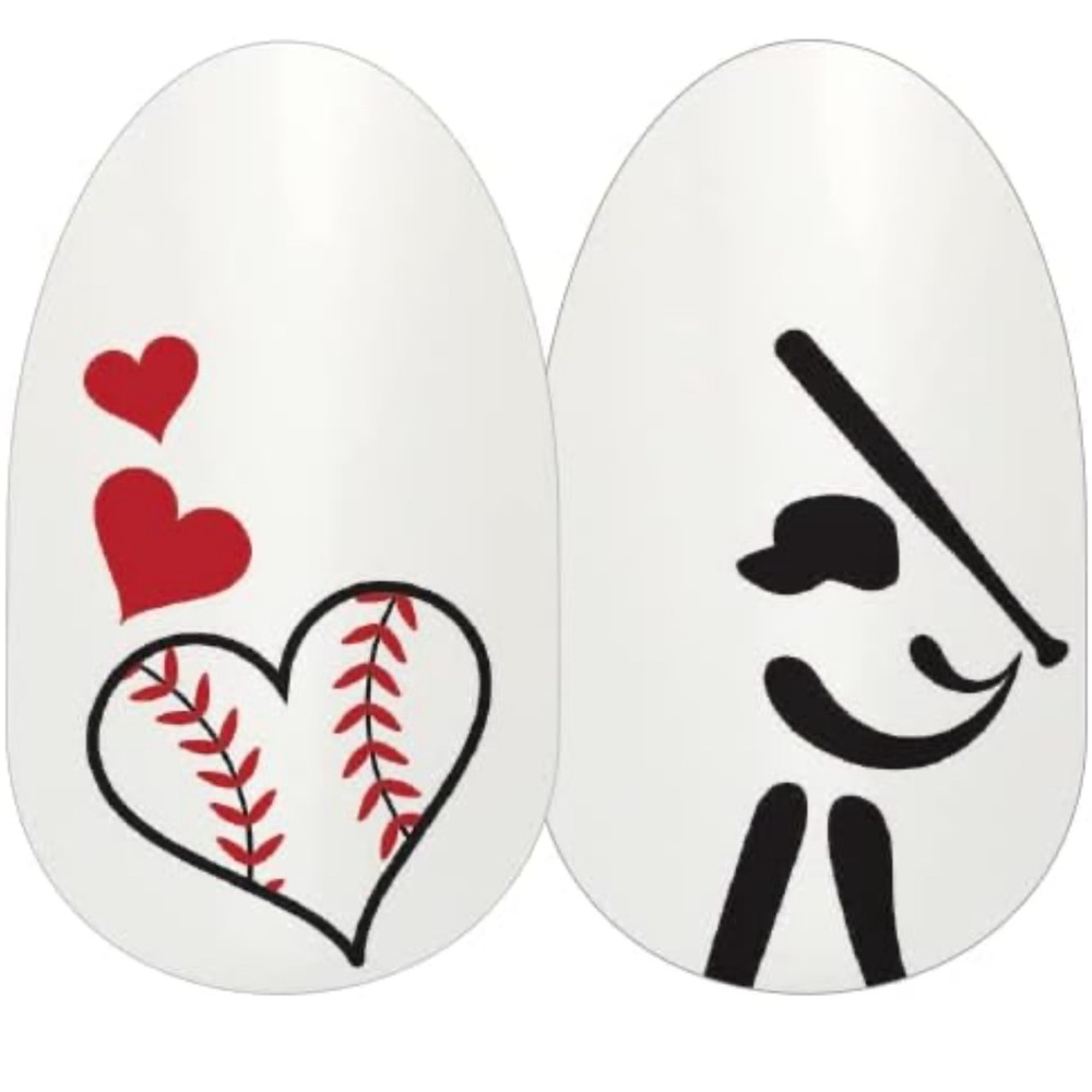 *Retired* Color Street: All About That Base | Baseball Red Clear Overlay Spring - Picture 10 of 11
